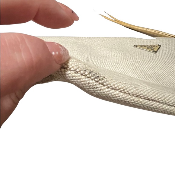 2010s Prada Canvas Clutch - Picture 6 of 12